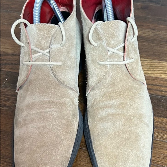 Salvatore Ferragamo Beige Chukka Boots‎